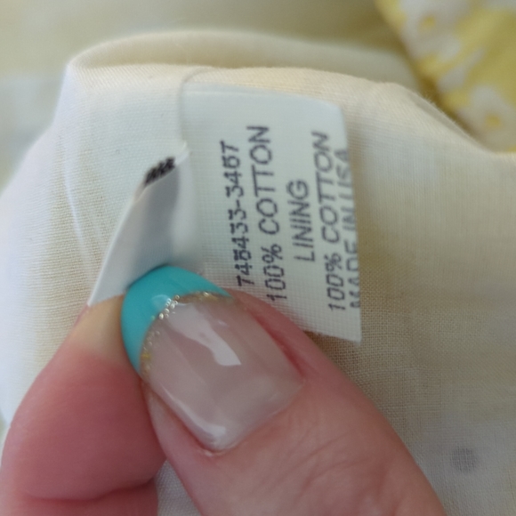 Vintage Sunny Yellow Capri Pants sz 6 - Picture 7 of 7